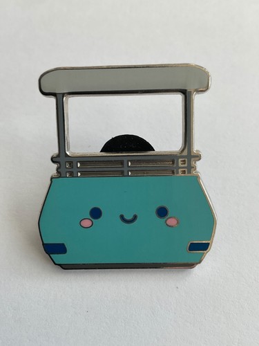 Disney Parks Pin 2019 Kingdom Cute Blue People Mover Skyway Gondola Mystery F6
