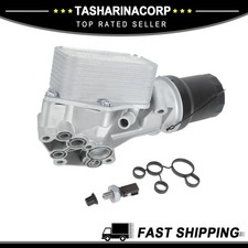 07K115397D Carcasa de filtro de aceite de aluminio con sensor para VW Beetle