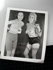 Vintage 1950's Girlie PIN UP Photo Risque B&W Original Nude #292