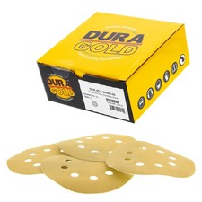 Premium 400 Grit 5" Sandpaper Discs, 8 Hole Pattern Dustless, 50 Discs - Hook...