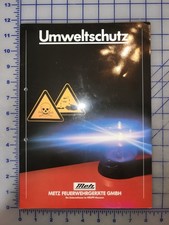 Metz Fire Truck Firetruck Hazmat Brochure