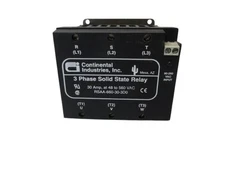 CONTINENTAL INDUSTRIES RSAA-660-30-3DO 3PHASE SOLID STATE RELAY UNMP