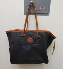 Large Ted Milmer leather bag, Empire Michigan MADE in USA.