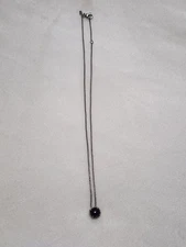 David Yurman Sterling Silver Chatelaine Amethyst Pendant Necklace 17 Inch