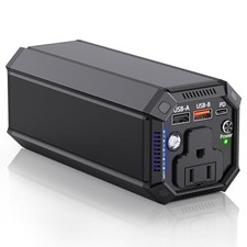 27000mAh Portable Power Bank with AC Outlet, 65W PD USB-C for Laptop  Travel