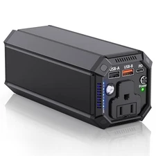 27000mAh Portable Power Bank with AC Outlet, 65W PD USB-C for Laptop & Travel