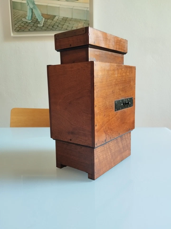 Visionneuse stéréoscope ancien pour plaques de verre de 12,5 / 6 cm - Photo 1/4