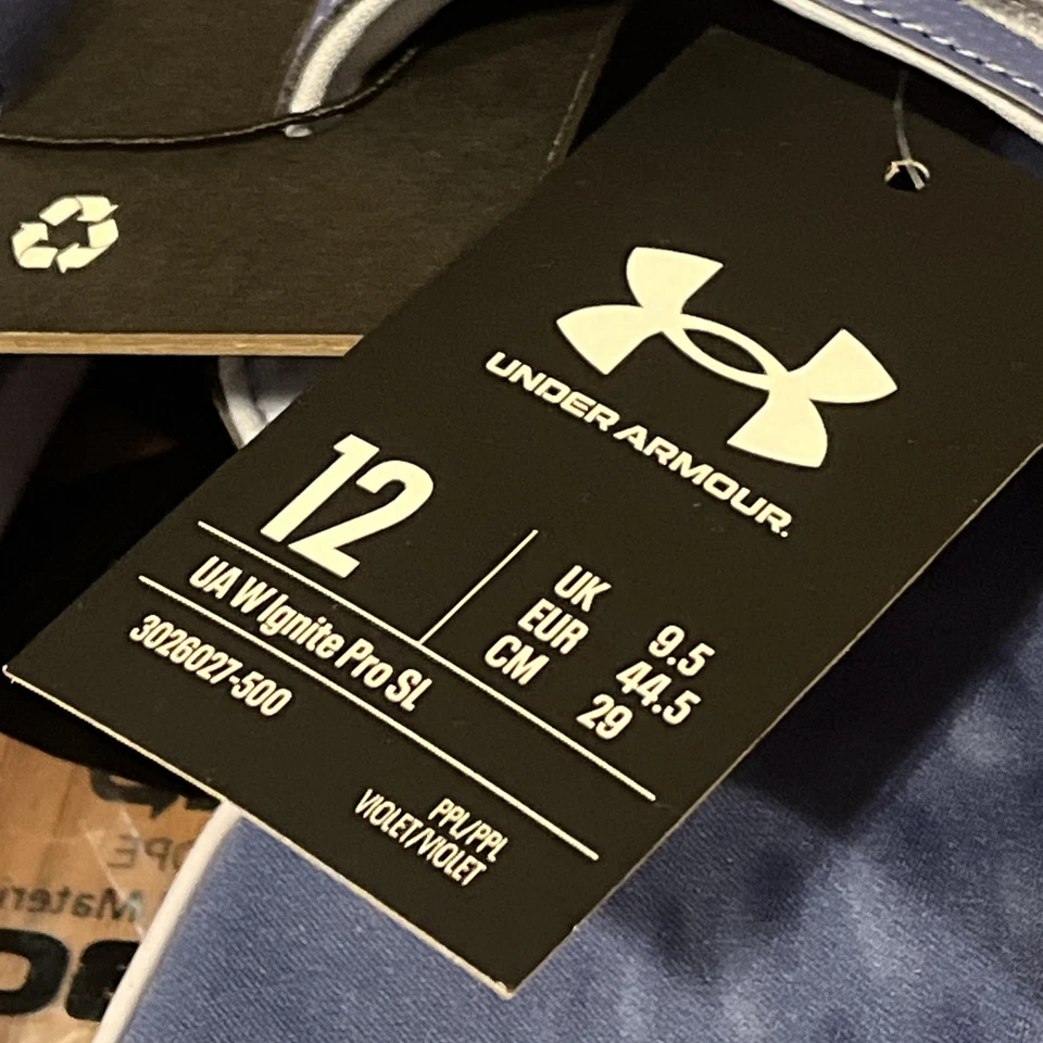 Женские спортивные сандалии-шлепанцы Under Armour UA Ignite Pro размер 12 фиолетовый - Изображение 4 из 4