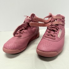 Vintage Reebok Freestyle Hi Pink Women s Size 5 Classic Double Strap Aerobics
