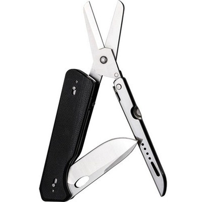 Roxon KS Multi Tool Scissors Large Blade Pocket Clip Black