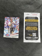 JSA Cert Jeremy Piven signed 2017 Topps Cubs First Pitch