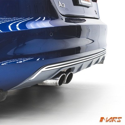 S3 Look Twin Exhaust Diffuser for AUDI A3 8V Hatch 13-16 Standard