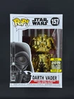 Funko Pop, Star Wars, Darth Vader, Gold Chrome, 2019 Galactic Con Exclusive #157
