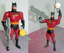 BATMAN RED SUITE con BLASTER - KENNER - COME DA FOTO