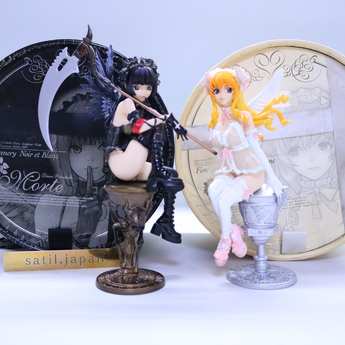 USED] Toranoana FineScenery Noir et Blanc Diana, Morte Figure Set