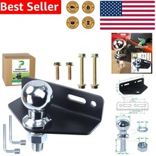 Zero Turn Mower Trailer Hitch Heavy Duty 2000lbs Chrome BallHeavy Duty Mower...