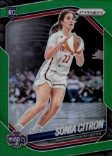 2025 Panini Prizm WNBA - Sonia Citron - #122 Green Prizms Washington Mystics