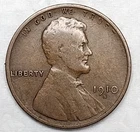 1910-S 1C BN Lincoln Cent