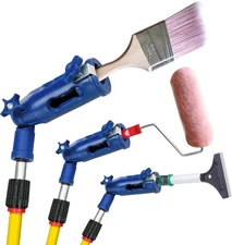 Multi-Angle Paint Brush Extender - Paint Edger Tool for High Ceilings, Walls,...