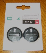 PetSafe RFA-67D-11 Replacement 6-Volt Battery 2pk