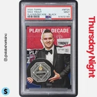 2020 TOPPS #MT-25 MIKE TROUT PLAYER OF THE DECADE BLACK /299 PSA 9
