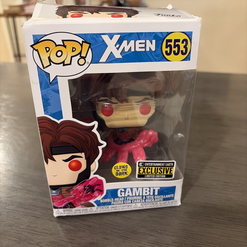 Funko Pop! Gambit Xmen 553 Collectible in original box  Exclusive