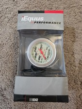 New - Equus 8242 2 Mechanical Water Temperature Gauge - White