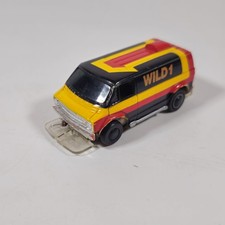 Vintage TYCO WILD 1 Van Command Control Lighted HO Slotless Car