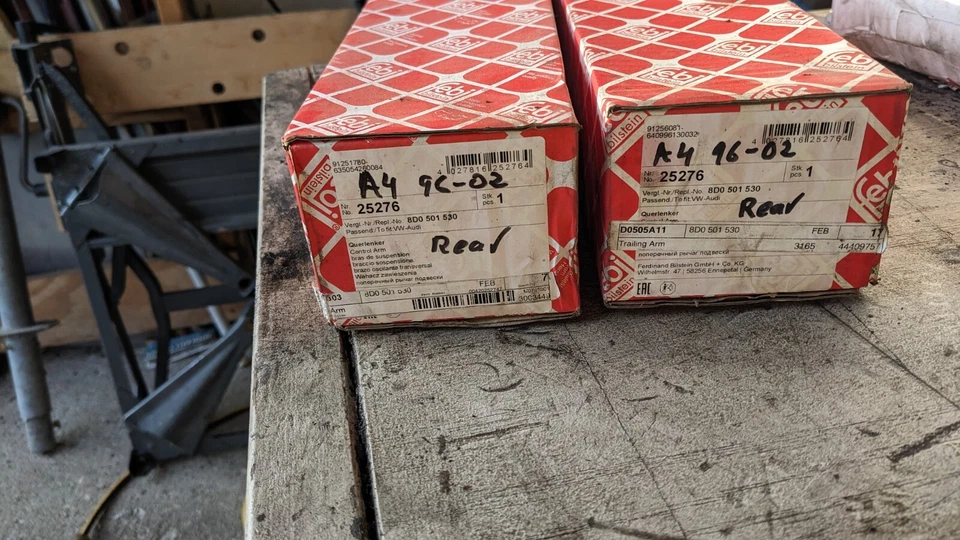 RÓTULA BRAZO CONTROL INFERIOR TRASERO AUDI A4 QUATTRO S4 BILSTEIN 8D0 501 530 Alemán Foto 2 de 4