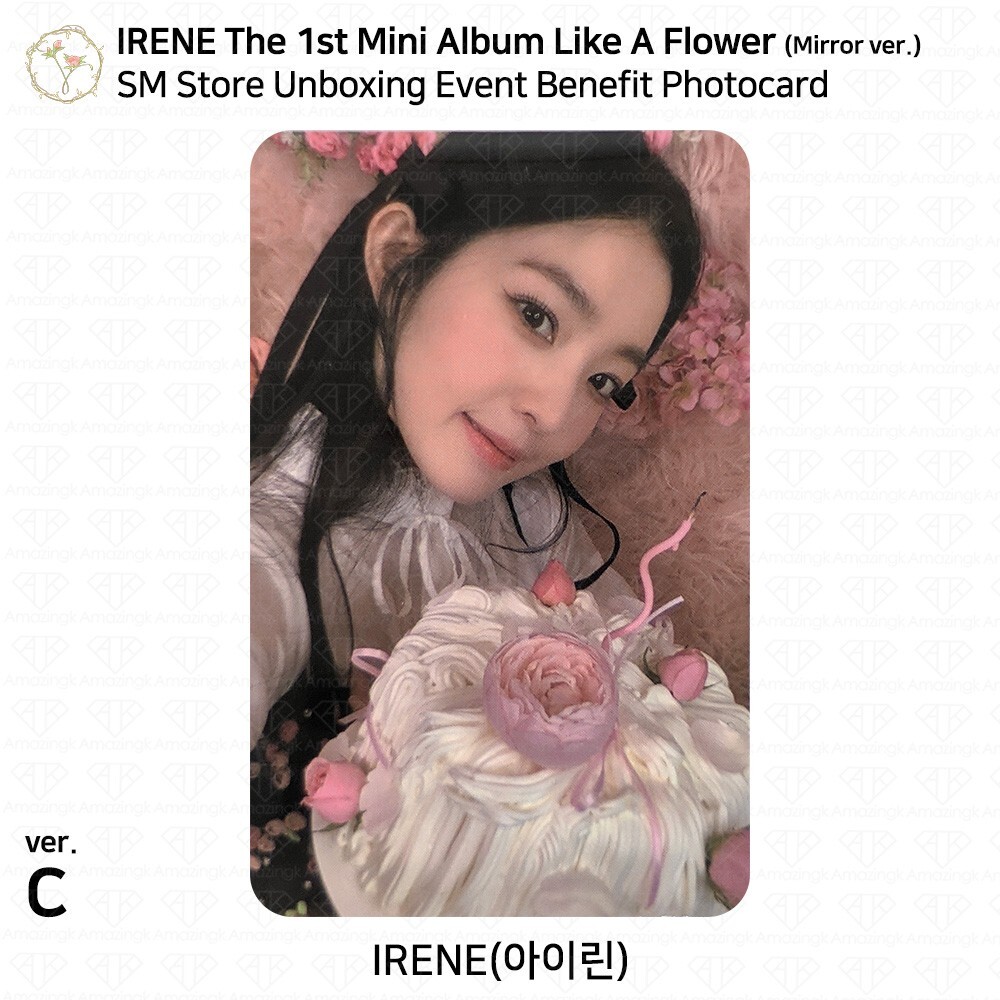 RED VELVET IRENE Like A Flower Countdown Live SM Store Unboxing
