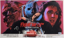 Ted White Friday The 13th Part IV Signed 11x17 Poster Photo Jason Voorhees BAS Ted White Friday The 13th Part IV Signed 11x17 Poster Photo Jason Voorhees BAS