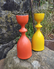 Laurids LØnborg 60er 70er Dansk Design Holz Kerzenleuchter Pop Art Skandinavisch