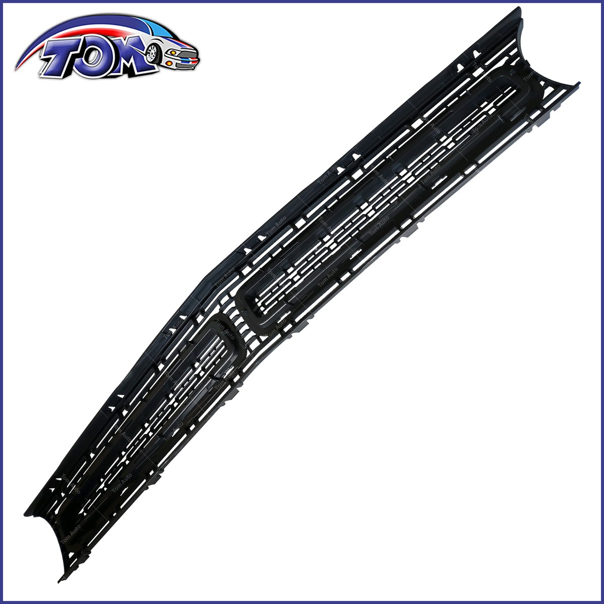 Front Grille For 2015-2018 Dodge Challenger Scat Pack & SRT 392 - Matte Black With Black Molding | Direct OEM Replacement