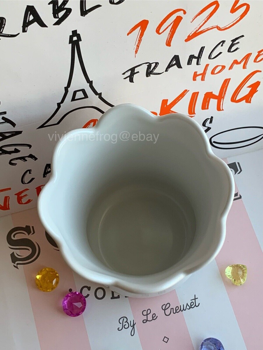 LE CREUSET MIFFY ENAMEL ON STEEL CASSEROLE POT VASE UTENSIL CROCK