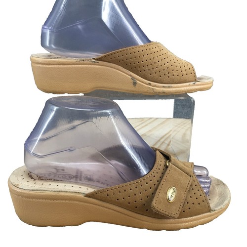 Fly Flot Made in Italy Genuine Leather Tan Mules Size 40 Fly Flot | Shoes | Fly Flot Made In Italy Genuine Leather  main image 4
