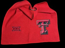 Texas Tech Golf Towel 2 Sides 8in X 16in