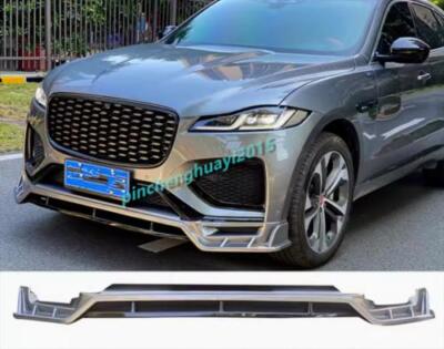Fit For Jaguar F-PACE 2021-2024 Gloss Black Front Lip Bumper