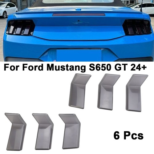 6PCS ABS Rear Tail Light Lamp Decor For Ford Mustang GT S650 Ecoboost GTD 2024+ - Picture 4 of 19