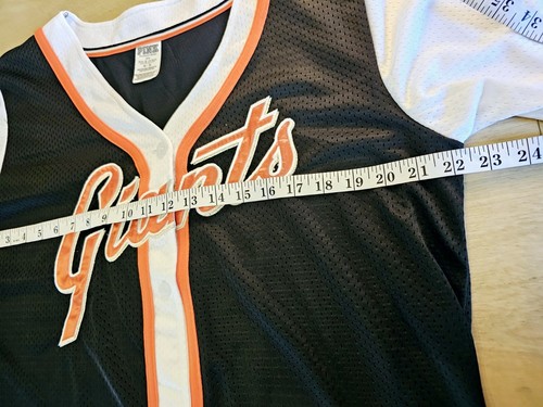 Victoria's Secret Pink SF Giants Womens Med Button Up Jersey 5th & Ocean MLB New - Picture 9 of 13