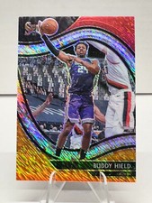 2020-21 Panini Select Red White Orange Shimmer #247 Buddy Hield Sacramento Kings