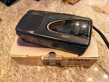 RARO radio registratore a cassette SANYO MS-55F portatile AM FM vintage anni 90