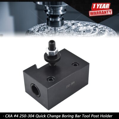 QUICK CHANGE BORING BAR TOOL POST Holder CXA #4 250-304 Heavy Duty For Lathe