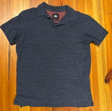 Quiksilver Men's Martini Heathered Polo Navy Medium