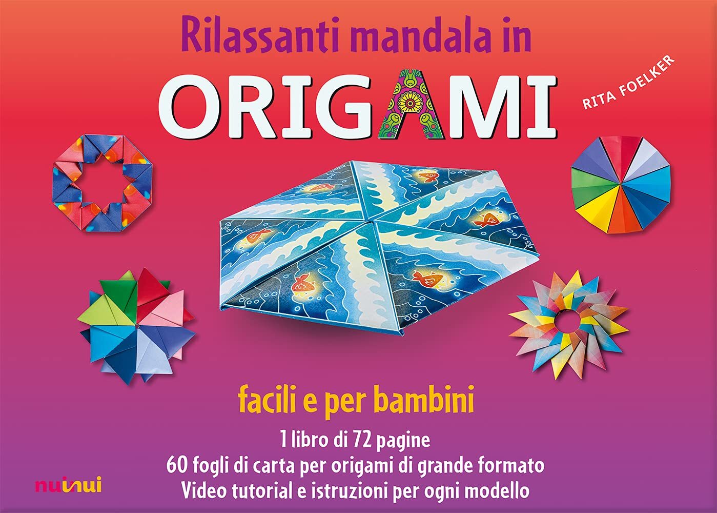 9782889359752 Rilassanti mandala in origami. Con 60 fogli di carta per origami -