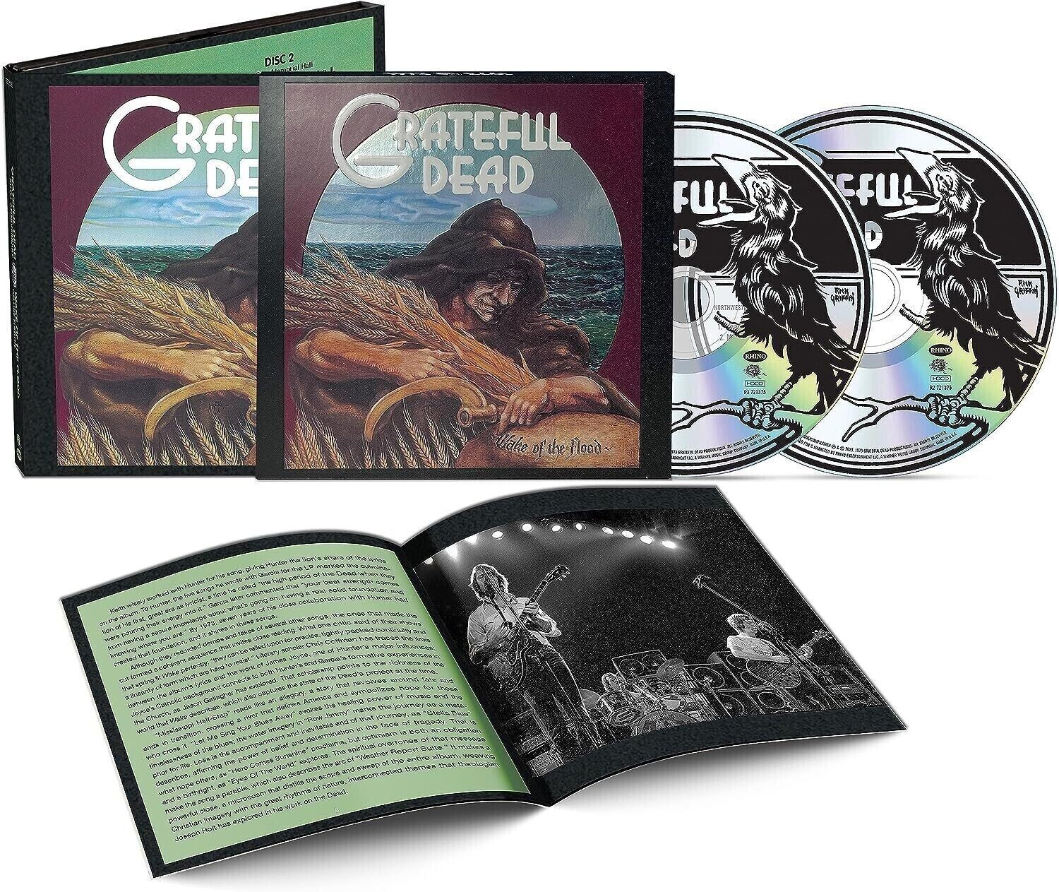 GRATEFUL DEAD: WAKE OF THE FLOOD - 50TH ANNIVESARY DELUXE EDITION 2 X CD - NEW