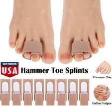 8  Hammer Toe Splints Toe Corrector Broken Toe Wraps Hammer Toe Straightener USA