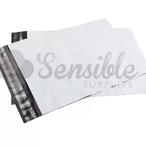 10x white mailing postal postage mail bags 10" x 14" image 5