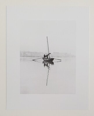 Collotypie Fan HO - Crossboat, Hong Kong 1957 - Atelier Benrido