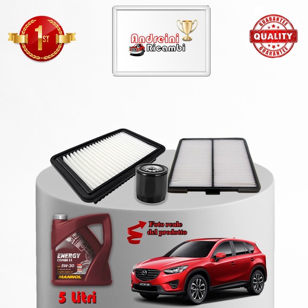 Inspektionskit Filter Und ÖL FüR Mazda CX-5 2.0 Skyactiv-G 118KW 160CV 2013->-image