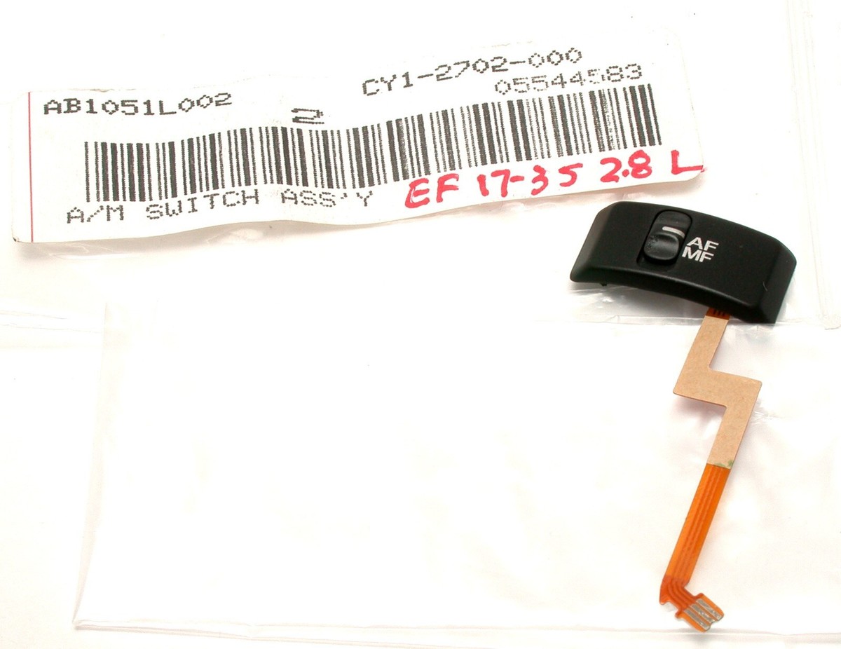 Genuine Canon AF/MF Switch Assembly for Canon EF 17-35mm f2